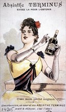 Absinthe, old poster