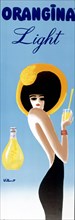 Advertising poster for the Orangina brand