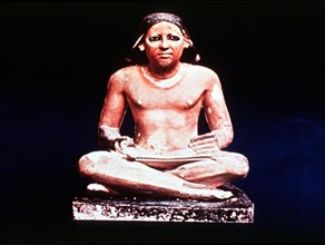 Seated Egyptian scribe