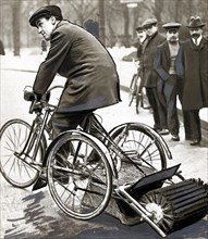Dog turd collector at the turn of the century