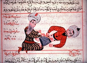 Opération de l'appendicite (manuscrit arabe)