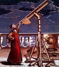 Lunette astronomique, XVIIème siècle