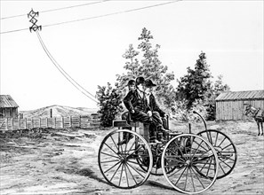 Design of an electric car in 1890