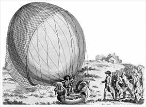Ballon, premier vol de Jacques Charles