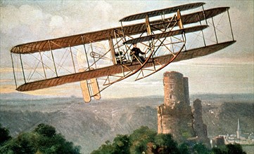 L'avion des frères Wright en 1908