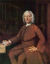 Portrait of british inventor John Harrison