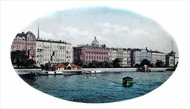 Quay of the Admiralty in St. Petersburg