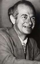 Portrait of American chemist Linus Pauling