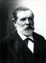Portrait de Jules Marey, médecin physiologiste et inventeur français.