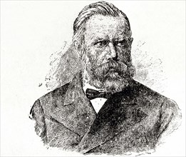 Portrait of Swedish manufacturer Louis Nobel