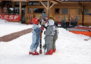 Enfants au ski