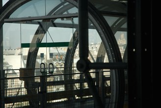 Escalators du Centre Georges Pompidou à Paris