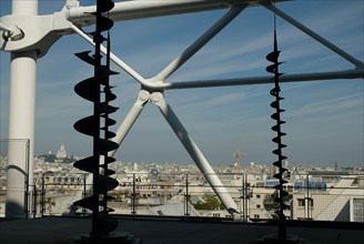 View over Paris roofs from the Centre Georges Pompidou