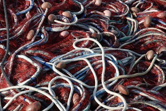 2009, filets de pecheur, Hyères 83400, port de Hyères