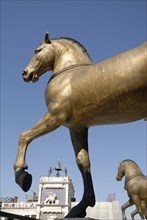 2009, basilique Saint Marc, chevaux du quadrige Saint Marc, tour de l'horloge, Venise