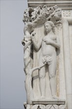 2009, Eve, haut relief, le péché originel, palais des Doges, Venise