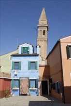 2009, église San Martino, Burano, ile de la lagune de Venise, Venise