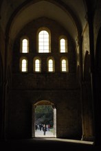 Abbaye Cistercienne édifiée au 12eme siecle, Cote d'Or, intérieur Abbaye de Fontenay, octobre 2009