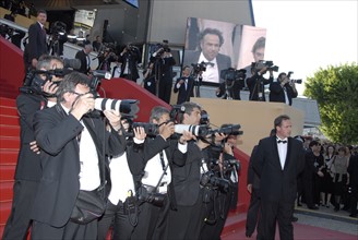 Photographes en haut des marches du Festival de Cannes