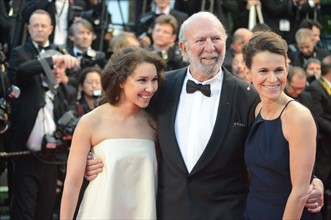 Sofiia Manousha, Jean-Pierre Marielle, et Aurélie Filippetti, Festival de Cannes 2013