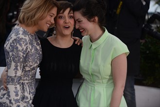 Léa Seydoux, Camille Lellouche et Rebecca Zlotowski, Festival de Cannes 2013