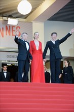 Roman Polanski, Emmanuelle Seigner et Mathieu Amalric, Festival de Cannes 2013