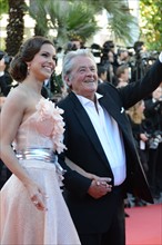 Marine Lorphelin et Alain Delon, Festival de Cannes 2013