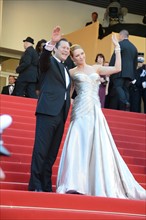 Arpad Busson et Uma Thurman, Festival de Cannes 2013
