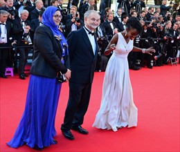 Jacques Attali et Aïssa Maïga, Festival de Cannes 2014