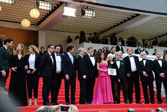 Mika, Julie Gayet, Lisa Azuelos et Salma Hayek, Festival de Cannes 2014