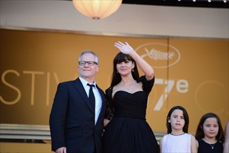Thierry Frémaux et Monica Bellucci, Festival de Cannes 2014