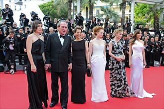 Cast and crew, "The Homesman", 2014 Cannes film Festival