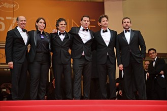 Equipe du film "Foxcatcher", Festival de Cannes 2014