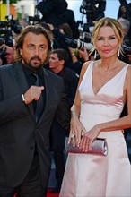 Henri Leconte et sa femme Florentine Leconte, Festival de Cannes 2014