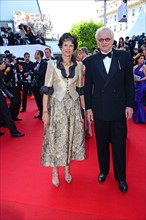 Valérie-Anne Giscard d'Etaing et Bernard Fixot, Festival de Cannes 2014