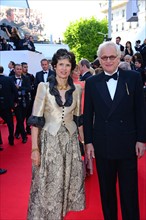 Valérie-Anne Giscard d'Estaing, Bernard Fixot, 2014 Cannes film Festival