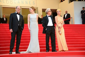 Pierre Lescure, Emma Stone, Woody Allen, Parker Posey, Festival de Cannes 2015