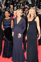 Babette de Rozières, Valérie Pécresse and Agnès Evren, 2016 Cannes Film Festival