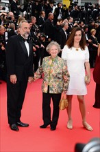 Antoine Duléry et son épouse, avec Marthe Villalonga, Festival de Cannes 2016