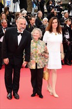 Antoine Duléry woth his wife, and Marthe Villalonga, 2016 Cannes Film Festival