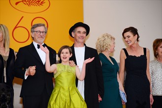 Steven Spielberg, Ruby Barnhill, Mark Rylance, Festival de Cannes 2016