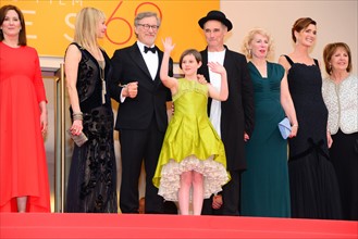 Steven Spielberg, Kate Capshaw, Ruby Barnhill, Mark Rylance, Festival de Cannes 2016