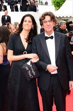 Luc Ferry et sa femme Marie-Caroline Becq Fouquières, Festival de Cannes 2016