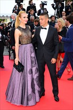 Atem Ben Arfa et sa compagne Angela Donava, Festival de Cannes 2016