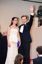 Colin Firth et sa femme Livia, Festival de Cannes 2016