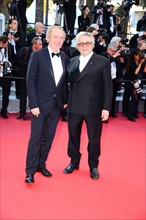 Arnaud Desplechin and Georges Miller, 2016 Cannes Film Festival