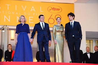 Equipe du film "Mal de pierres", Festival de Cannes 2016