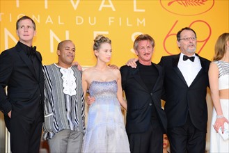 Crew of the film "The Last Face", 2016 Cannes Film Festival