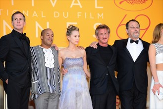 Crew of the film "The Last Face", 2016 Cannes Film Festival