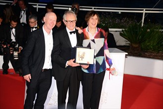 Paul Laverty, Ken Loach, Rebecca O'Brien, Festival de Cannes 2016